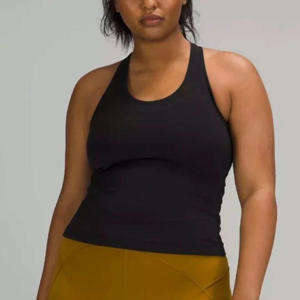 Lululemon Cool Racerback Short Tank Top Nulu Black